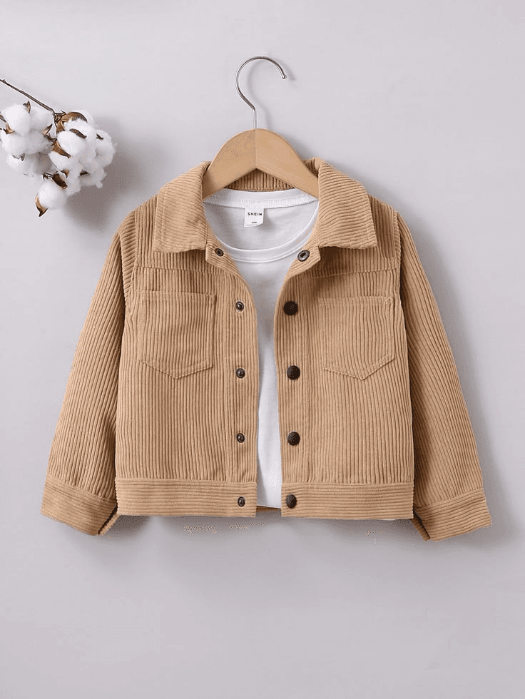 Corduroy children's jacket